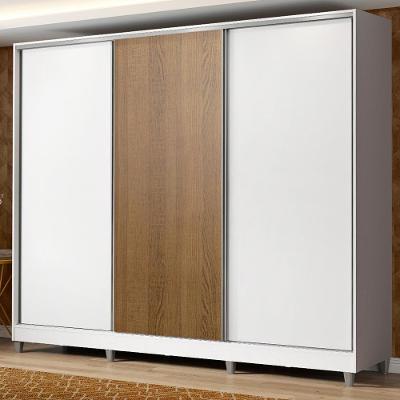 Guarda Roupa Casal MDF Zurique 3 Portas - Madesa