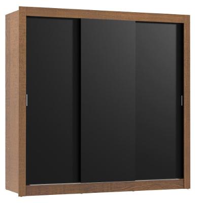 Guarda Roupa Casal Lyon 3 Portas de Correr 2 Gavetas Madesa