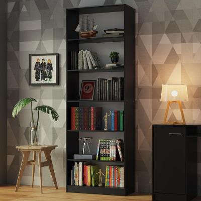 Estante Livreiro 6908 com 6 Nichos Preto