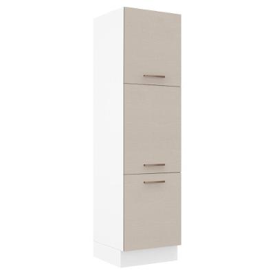 Paneleiro 60 Cm 3 Portas Branco/crema Agata Madesa Branco/crema