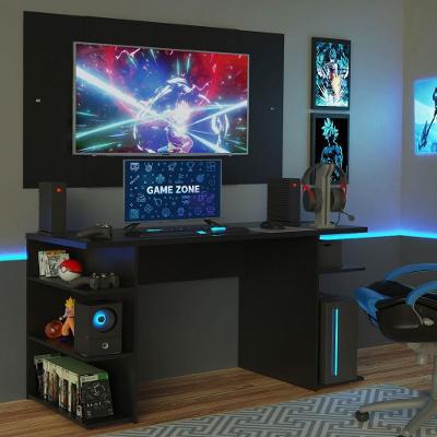 Mesa Para Computador Gamer e Painel Até 58 Madesa - Preto