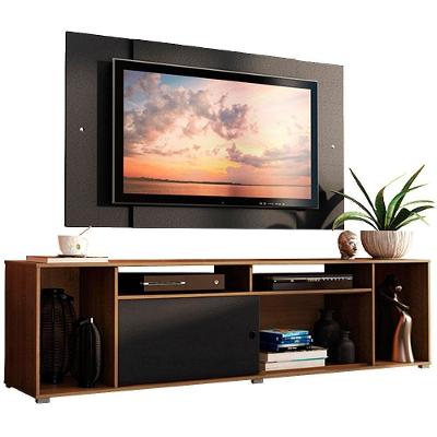 Rack Cancun e Painel Tv até 58" Rustic/preto Madesa