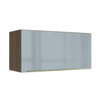 Armário Aéreo 70 Cm 1 Porta Rustic/cinza Lux Madesa Rustic/cinza
