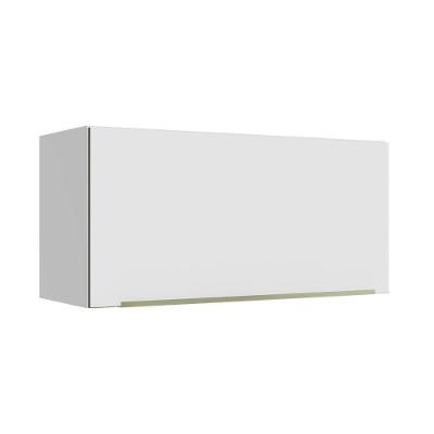 Armário Aéreo 70 Cm 1 Porta Branco/branco Veludo Lux Madesa Branco