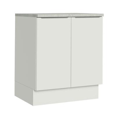Balcão de Cozinha Stella 70cm 2 Portas Branco