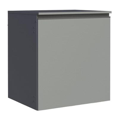 Balcão 60 Cm 1 Porta Suspenso Cinza Nice Madesa Cinza