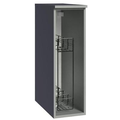Balcão Porta-temperos 20 Cm Suspenso Cinza Nice Cinza