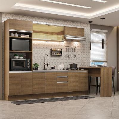 Cozinha 315001 Com Armário, Balcão E Bancada RusticRustic