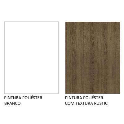 Cozinha Completa 100% Mdf Madesa Acordes Branco Rustic