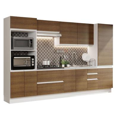 Cozinha Completa 100% Mdf Madesa Acordes Branco Rustic