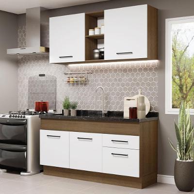 Cozinha Compacta 150002 Com Armário E Balcão Rustic/branco