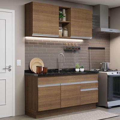 Cozinha Compacta 150002 Com Armário E Balcão RusticRustic