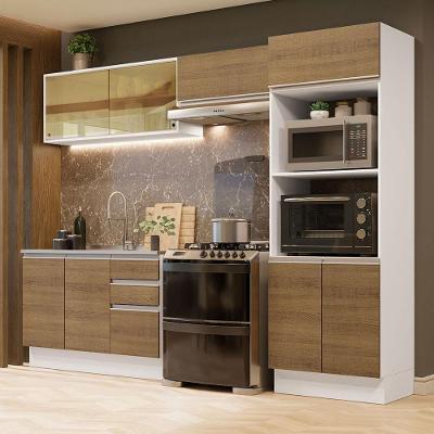 Cozinha Completa 270008 Com Armário E Balcão Branco/Rustic