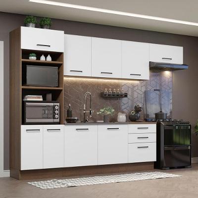 Cozinha Completa 330001 Com Armário E Balcão Rustic/branco