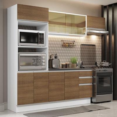 Cozinha Completa 250004 Com Armário E Balcão Branco/Rustic