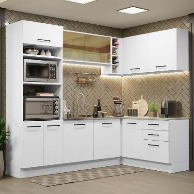 Cozinha Completa 399001 Com Armário E Balcão Branco Branco