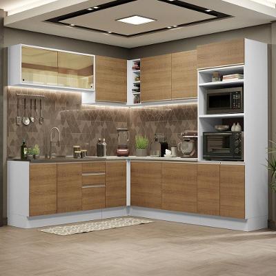 Cozinha Completa 459001 Com Armário E Balcão Branco/Rustic