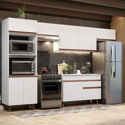 Cozinha Completa 330001 Com Armário E Balcão Branco