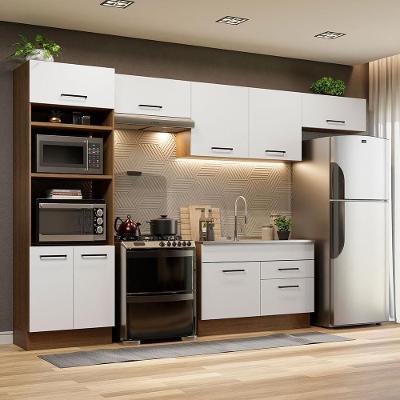 Cozinha Completa 350001 Com Armário E Balcão Rustic/branco