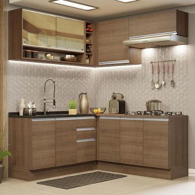 Cozinha Completa 349002 Com Armário E Balcão RusticRustic