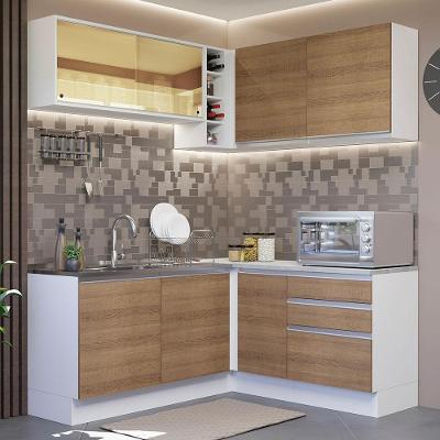 Cozinha Completa 329002 Com Armário E Balcão Branco/Rustic