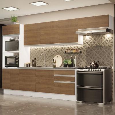 Cozinha Completa 330006 Com Armário E Balcão Branco/Rustic