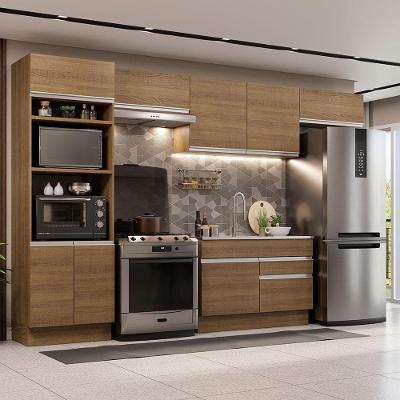 Cozinha Completa 350001 Com Armário E Balcão RusticRustic