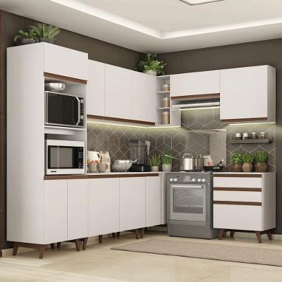 Cozinha Completa de Canto Reims Branco Madesa