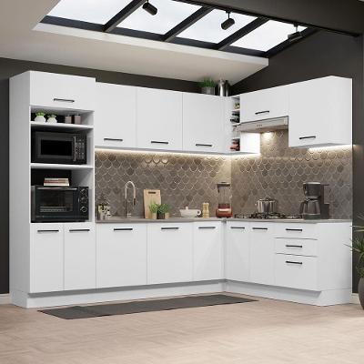 Cozinha Completa 479001 Com Armário E Balcão Branco Branco