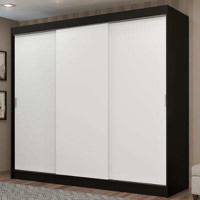 Guarda-roupa Casal 3 Portas de Correr 3 Gavetas Madesa