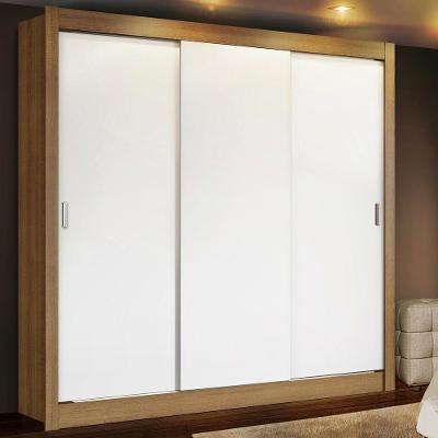 Guarda Roupa Casal Plus 3 Portas Correr 4 Gavetas Madesa