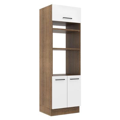 Torre Quente 70 Cm 3 Portas Rustic/branco Rustic/branco