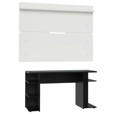 Mesa Gamer Madesa e Painel para TV até 65 Polegadas Preto