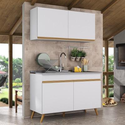 Armário De Compacta 2 Peças Multimóveis Branco