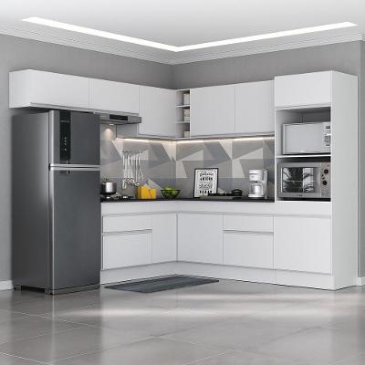 Armário De Cozinha Completa De Canto Mp2105.891 Branco