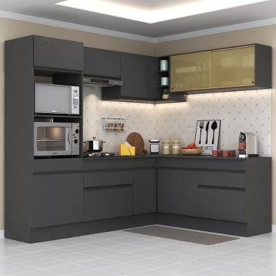 Armário De Cozinha Completa De Canto Mp2099.895 Preto