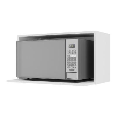 Armário De Cozinha Nicho Para Microondas 70 Cm Veneza Multimóveis V3737 Branco Branco
