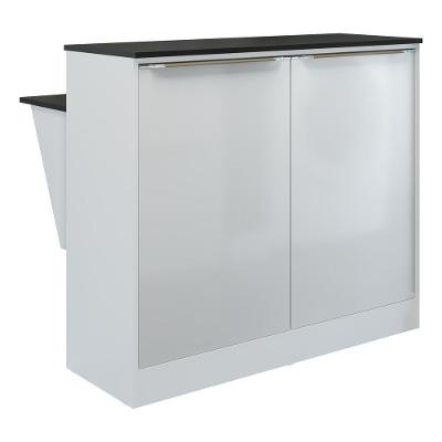 Bancada/mesa De Cozinha Multimóveis Mariah 2 Portas Branca