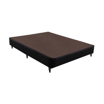 Base Sommier Linho Preto Viúva (128X188X30) Linho - Ortobom