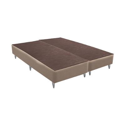 Base Sommier Linho Bege Queen (158X198X30) Linho - Ortobom