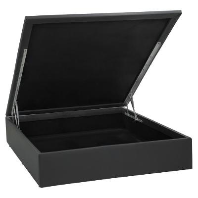 Base Baú Physical Preto Casal (138X188X39) - Ortobom