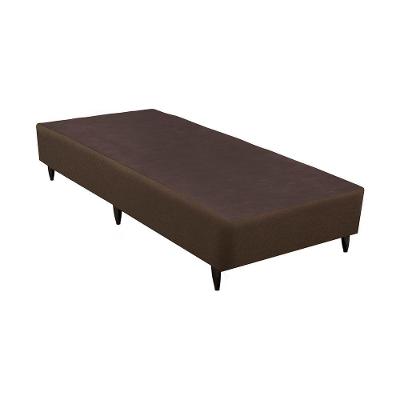 Base Linho Marrom Solteiro (88X188X30) Linho - Ortobom