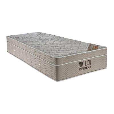 Colchão Airtech Spring Pocket Solteirão (108X198X30) - Molas Superpocket, Eps, D26 Pró - Airtech