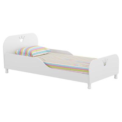 Cama Solteiro Multimóveis Mdf para Colchão 188cmx88cm Branca