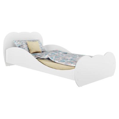 Cama Solteiro para colchão 88 x 188 cm 100% MDF Branca