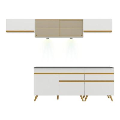 Cozinha Completa 5 Peças Com Leds Mp2033 Veneza Up