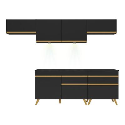 Cozinha Completa 5 Peças Com Leds Mp2032 Veneza Up