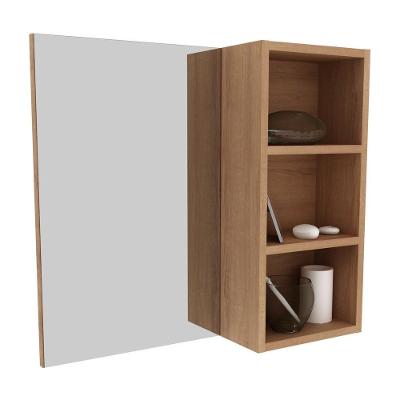Espelheira Para Banheiro 60Cm Multimóveis Vcr10089 Amêndoa Amêndoa