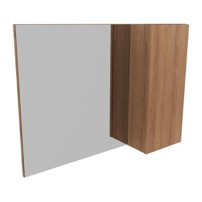 Espelheira Para Banheiro 1 Porta 80Cm Multimóveis Vcr10082 Amêndoa Amêndoa