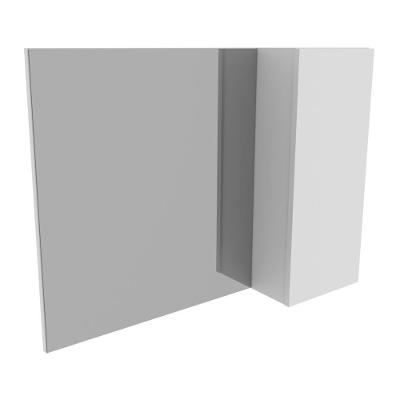 Espelheira Para Banheiro 1 Porta 80Cm Multimóveis Vcr10082 Branco Branco